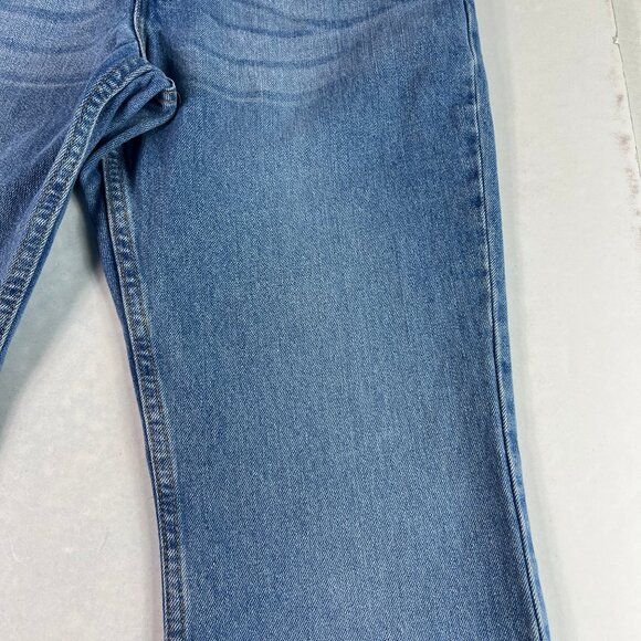 Y2K Levi's Jean Women 32x30* 515 Mid Rise Boot Cut Blue Faded Denim Tag 12M Miss - Picture 3 of 16